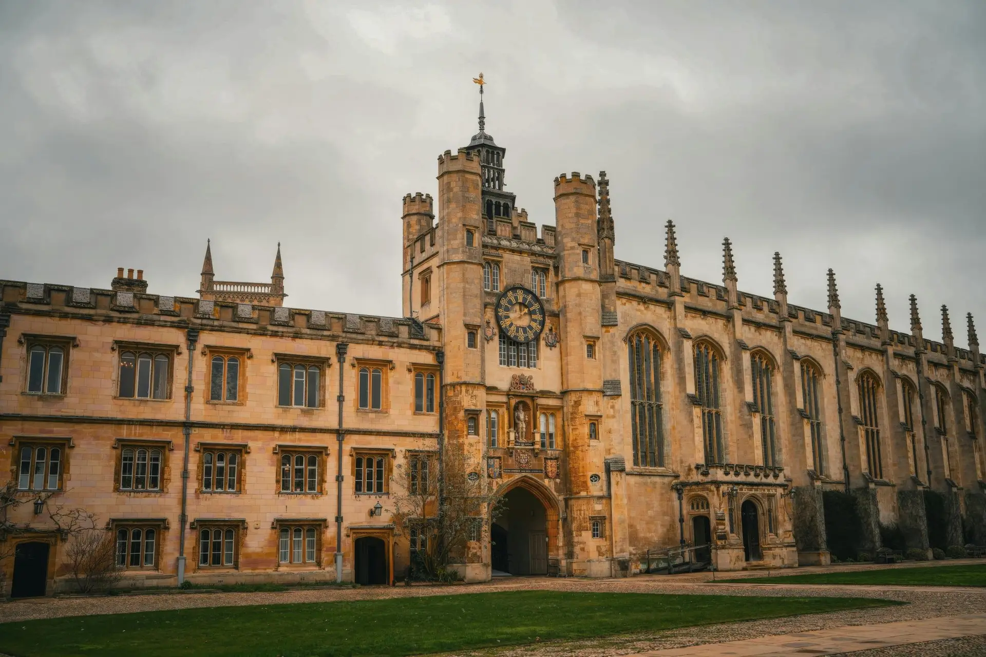 ケンブリッジ大学の中庭