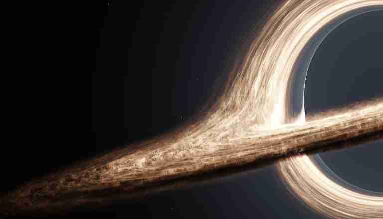 Black hole in space