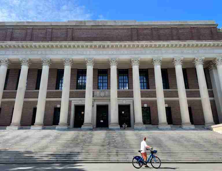 Academic building at Harvard University