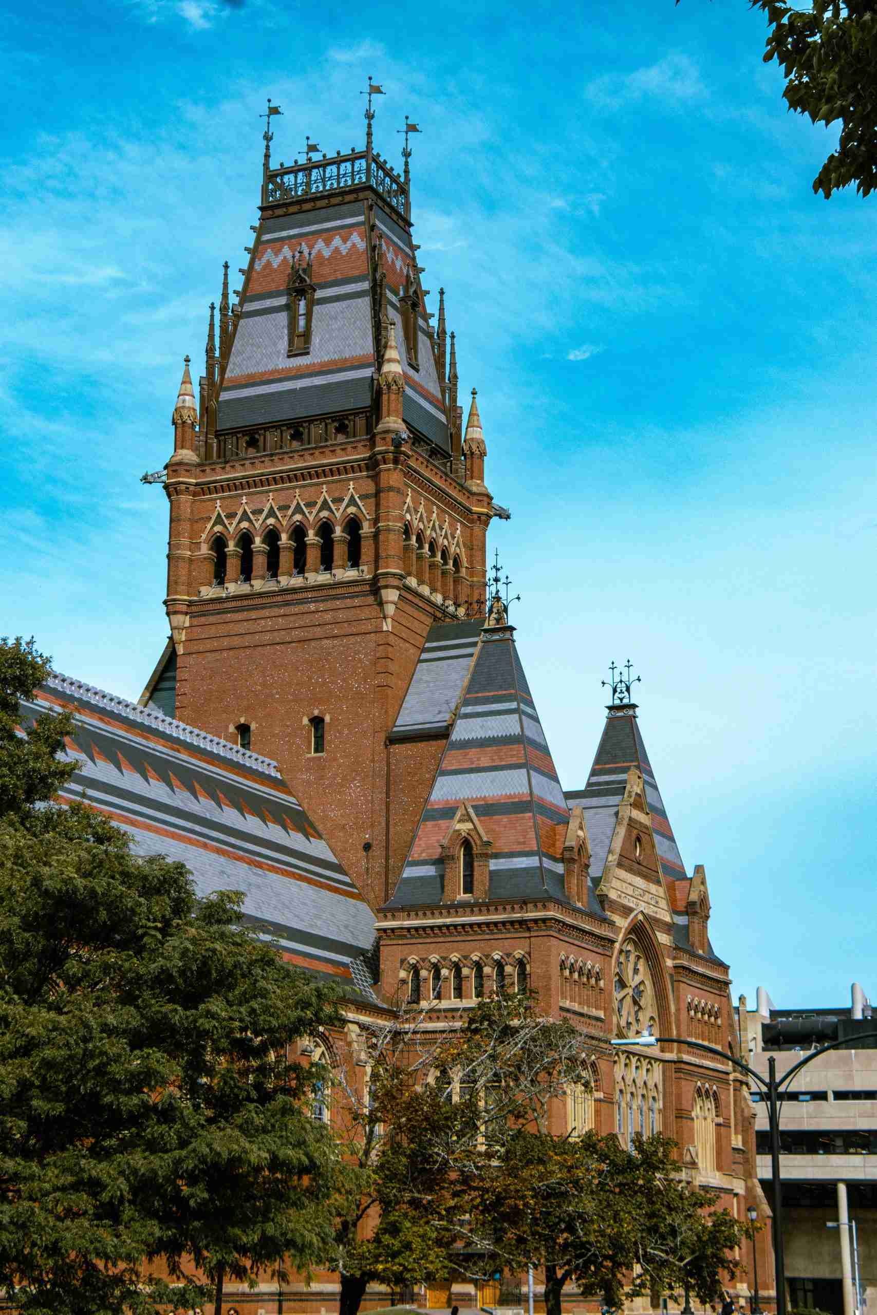 Tall building at Harvard University