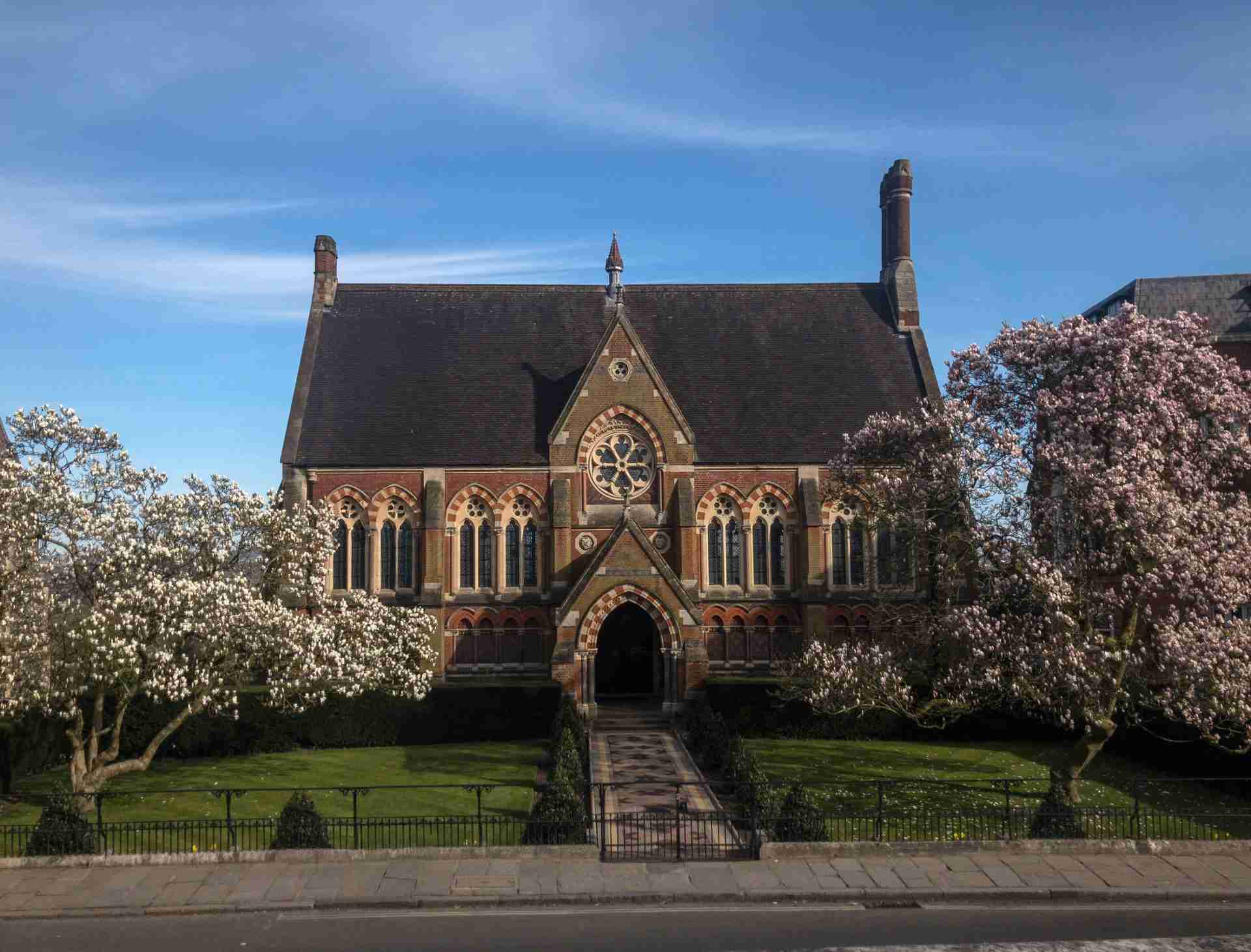 Library at a private school in the UK